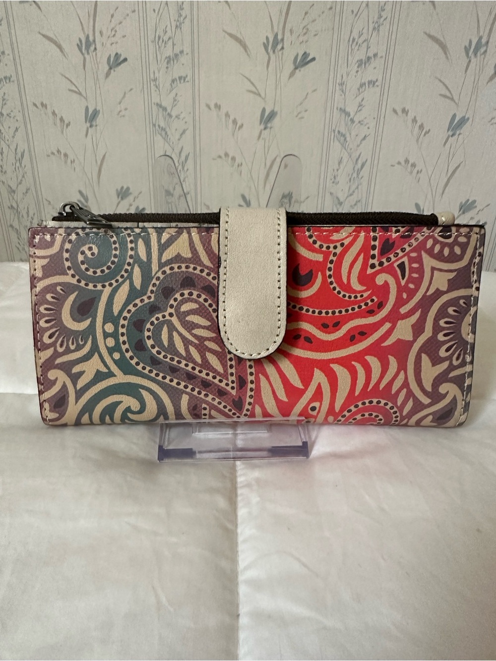 Patricia Nash Paisley Leather Wallet